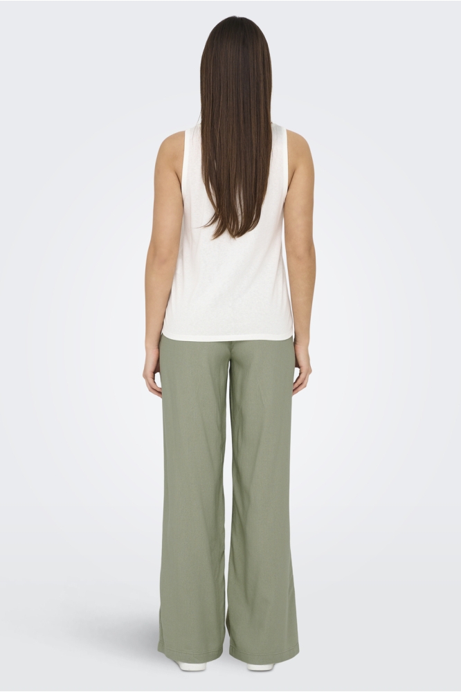 ONLPENNY S/L V-NECK TOP JRS 15320076 CLOUD DANCER